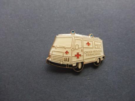 Rode Kruis Frankrijk ambulance met zwaailichten